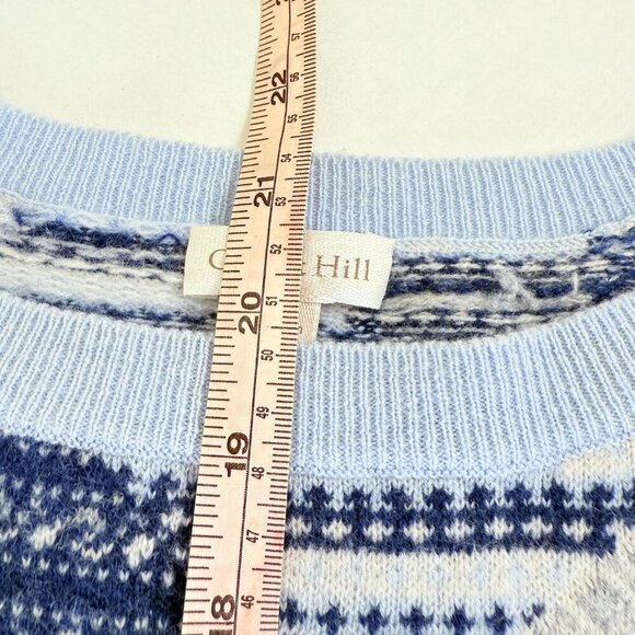 Garnet Hill 100% Cashmere Patchwork Boho Pullover Sweater | S - Picture 8 of 9